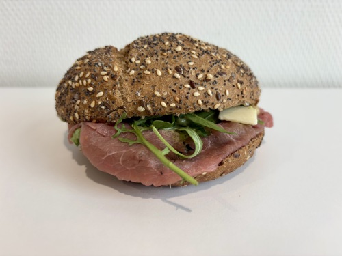 Foto broodje carpaccio
