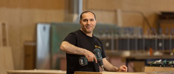 Stamhuis medewerker boren